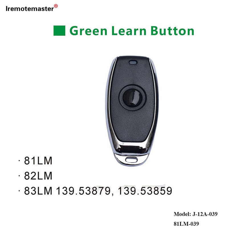 81LM 82LM 83LM အတွက် Green Learn Button 390MHz Garage Door Remote Control