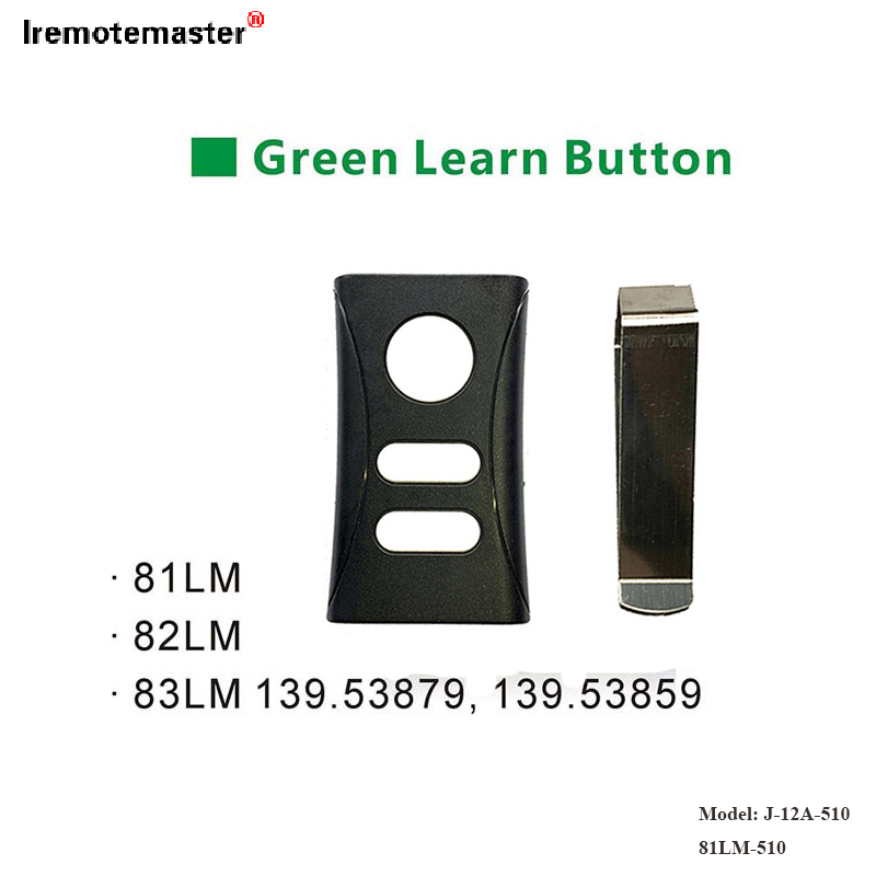 81LM 82LM 83LM အတွက် Green Learn Button 390MHz Garage Door Remote အစားထိုး