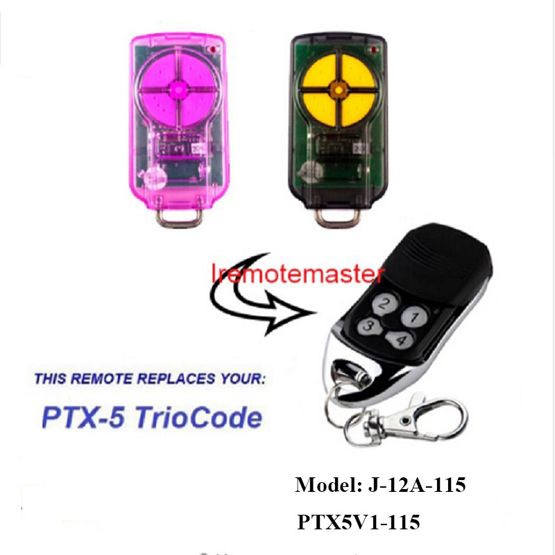 PTX5 V1 TrioCode Gate Remote Door Replacement 433.92MHz Rolling Code အတွက်